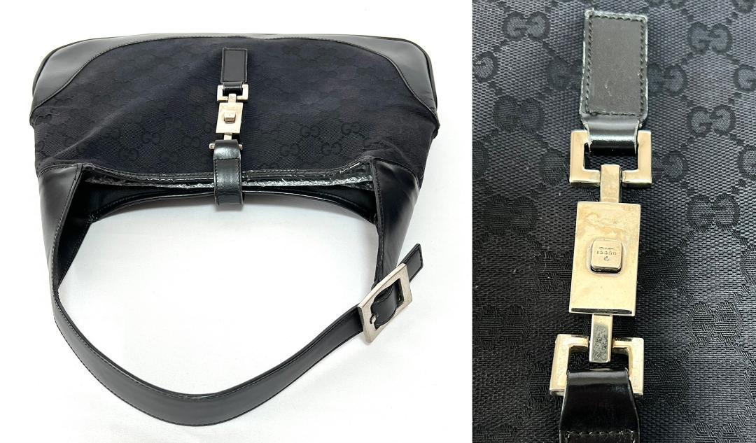 GUCCI ジャッキー ワンショルダーハンドバッグ GG キャンバス HB01757