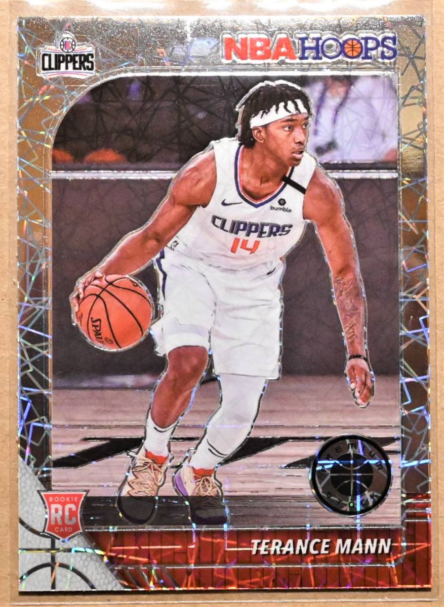 TERANCE MANN (テレンス・マン) 2019-20 NBA HOOPS PREMIUM STOCK リフレクター トレーディングカード 【CLIPPERS,クリッパーズ】_画像1