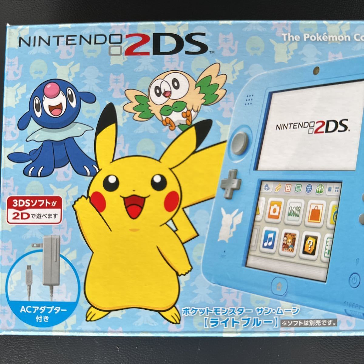Nintendo 2DS ニンテンドー2DS ライトブルー ポケットモンスターサン