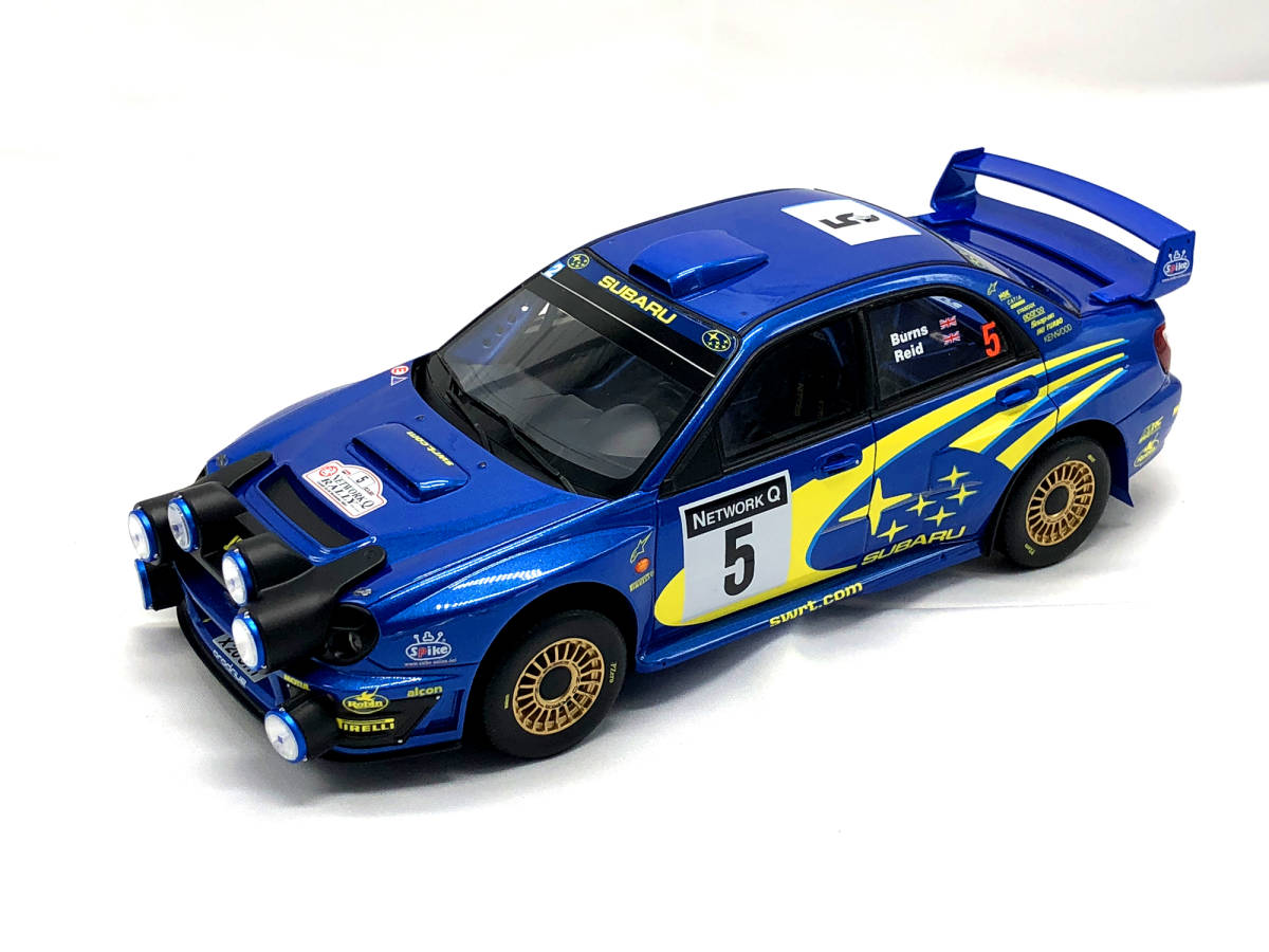 超ポイントバック祭】18 オートアート インプレッサWRC 4台セット