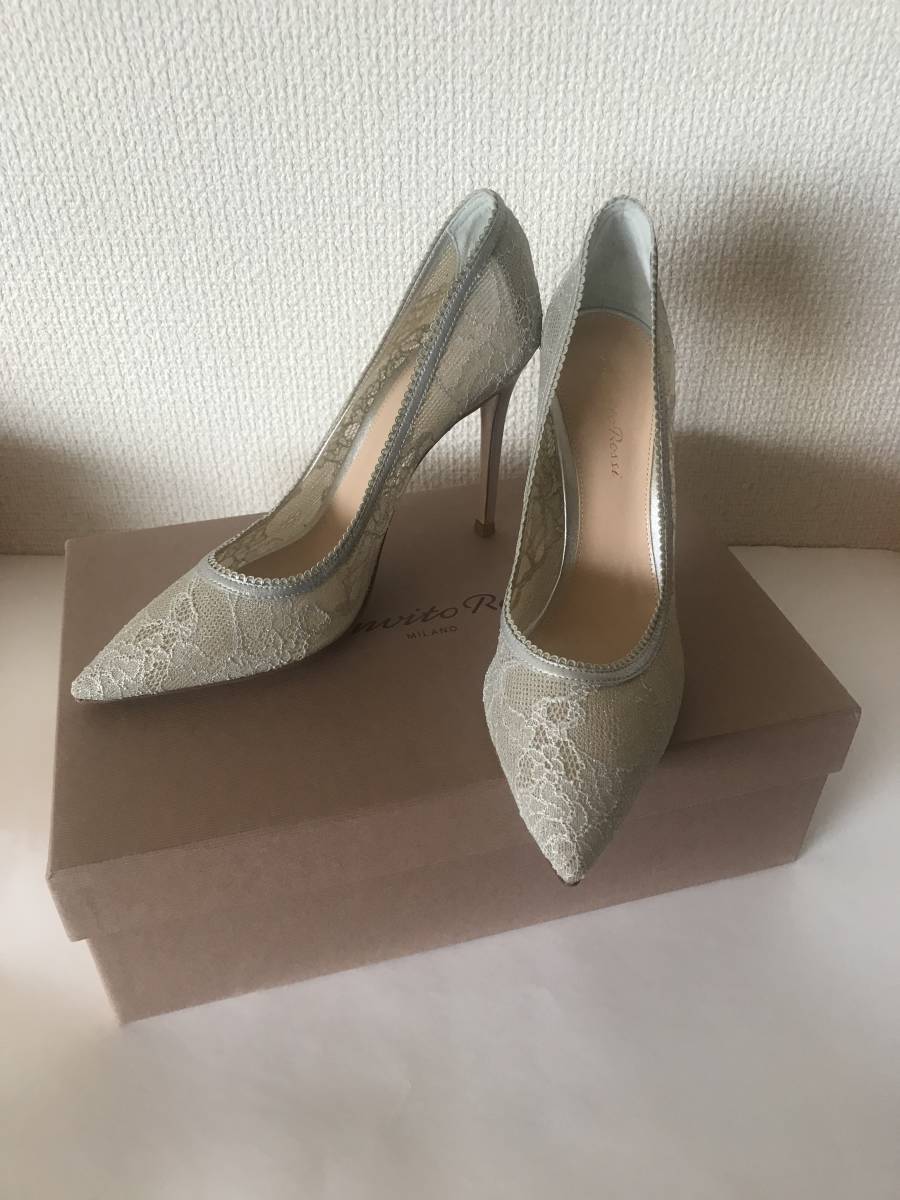 ファッションの Gianvito Rossi 37サイズ パンプス ジャンヴィトロッシ