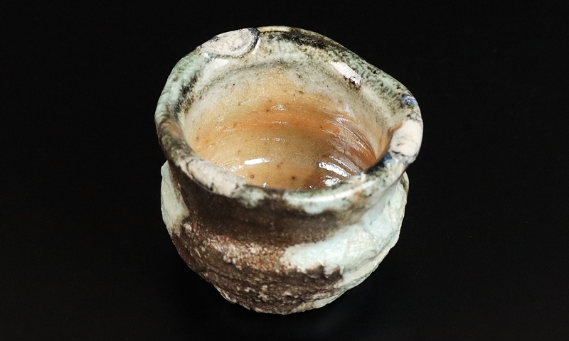 特別セール品】 ヤフオク! - 加•藤唐九郎 志野 茶碗 銘「岩波」 塗外箱