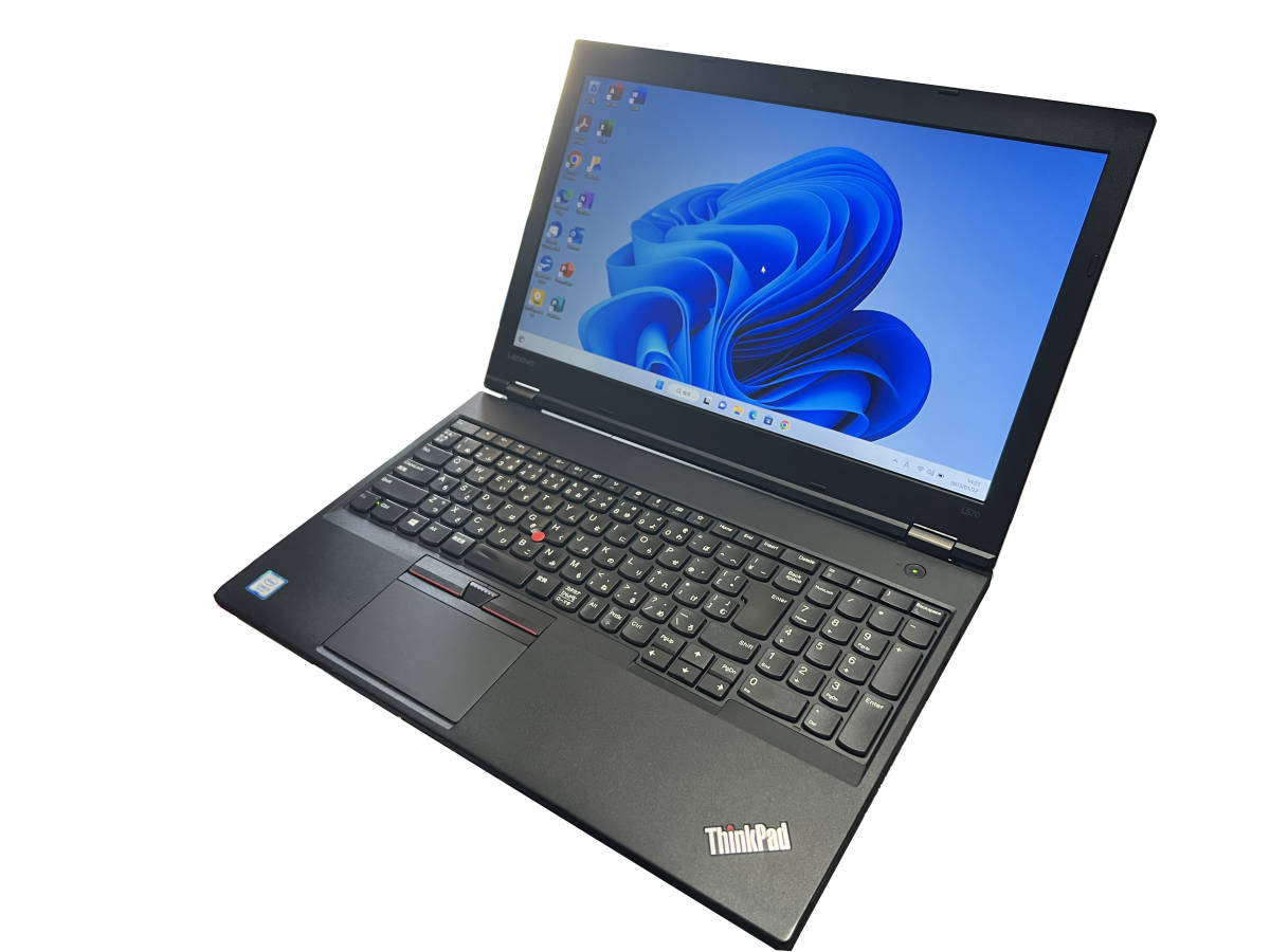 高年式 第7世代 Core i5-7300U メモリ8GB◆新品SSD256GB+HDD500GB 15.6インチノートパソコン Win11/Office2021Pro/Lenovo ThinkPad L570_画像2