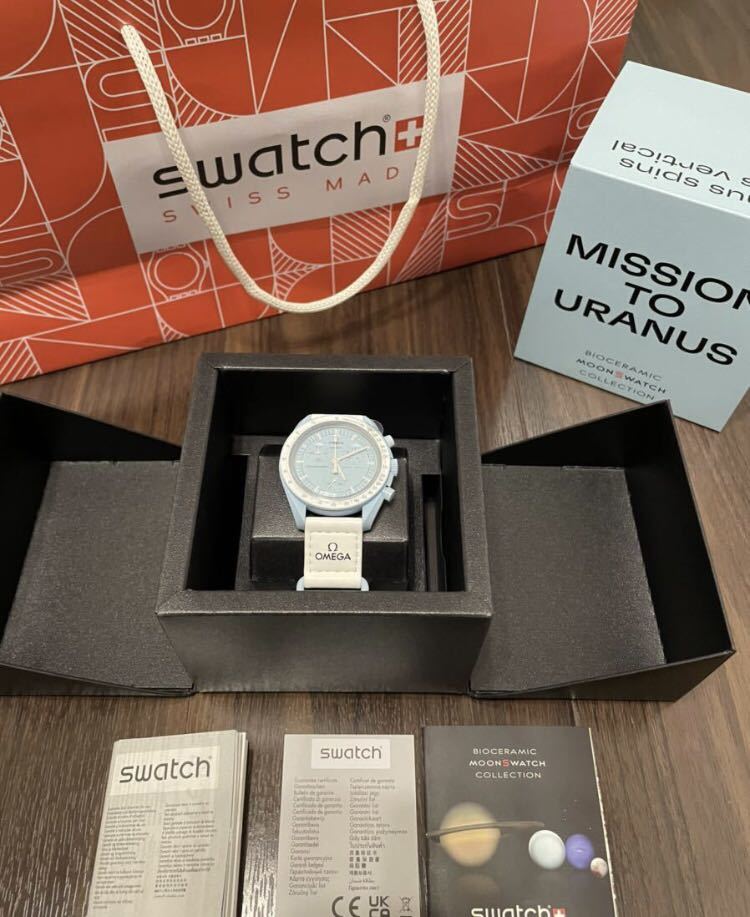 品 オメガ スウォッチ OMEGA × SWATCH mission to uranus ミッション トゥー ウラヌス 天王星(SWATCH