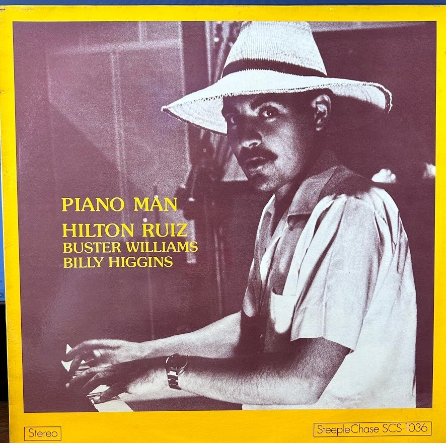 【LP】 HILTON RUIZ TRIO/PIANO MAN SteepleChase デンマーク盤_画像1