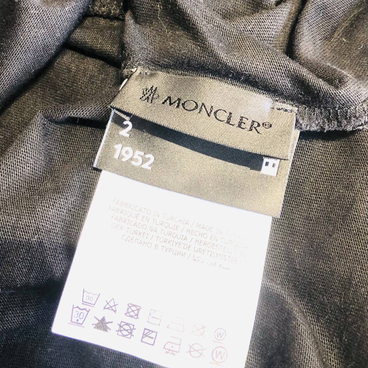 MONCLER モンクレール GENIUS ジーニアス モロッコロゴ ロングスリーブ 1952 H10928D00001 829HP 長袖Tシャツ Sサイズ 黒の画像10