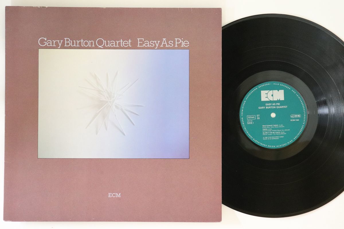 独LP Gary Burton Easy As Pie ECM1184 ECM /00260_画像1