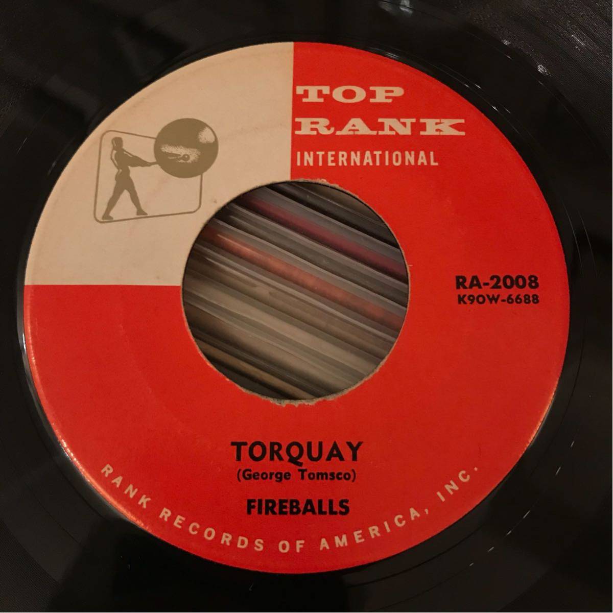 FIREBALLS US Orig 7inch TORQUAY/CRY BABY サーフ ガレージ_画像1