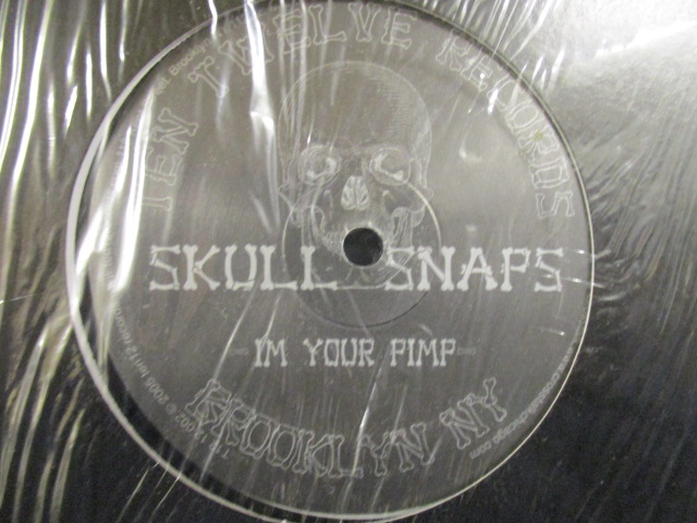 Skull Snaps ： Snapped Audible Doctor Master Edit c/w I'm Your Pimp 12'' // 5点で送料無料_画像3