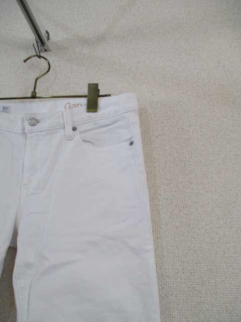 GAP white Denim pants (USED)12118②