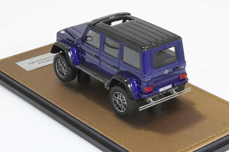 GLM 1/43 メルセデス・ベンツ G500 4×4 2016 ブルー / ブラックメタリック 199台限定_画像2