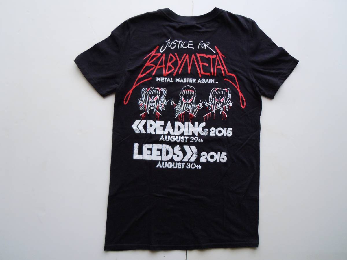 BABYMETAL READING and LEEDS FESTIVALS TEE（EU-Sサイズ）正規品_バック・デザイン