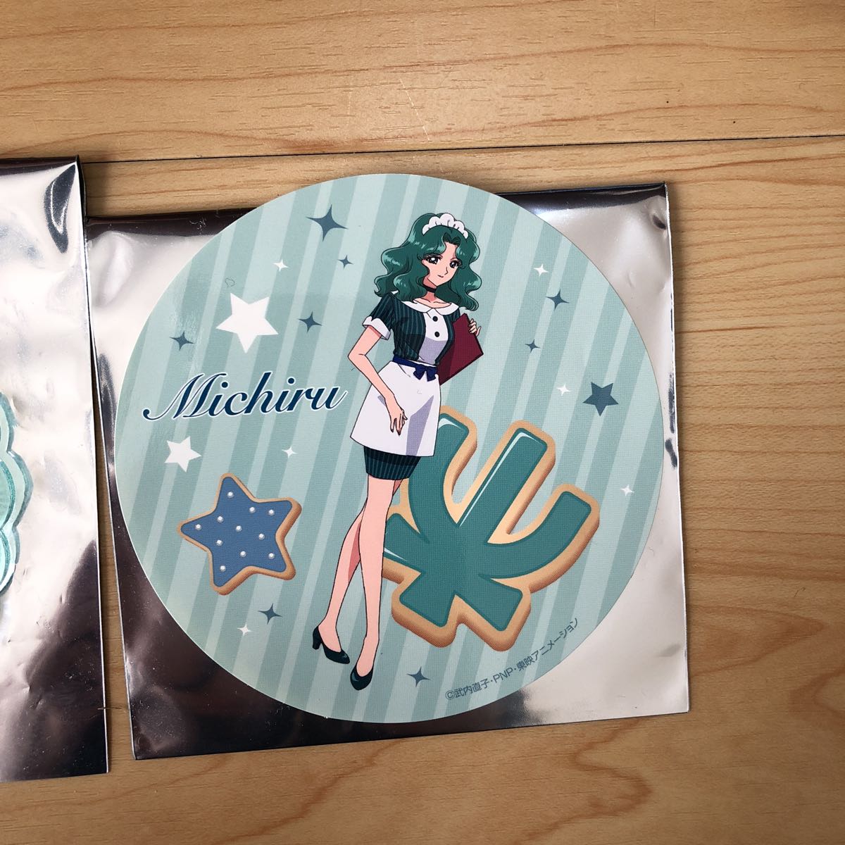  Sailor Moon Cafe 2017 hall limitation Neptune sticker & Coaster 