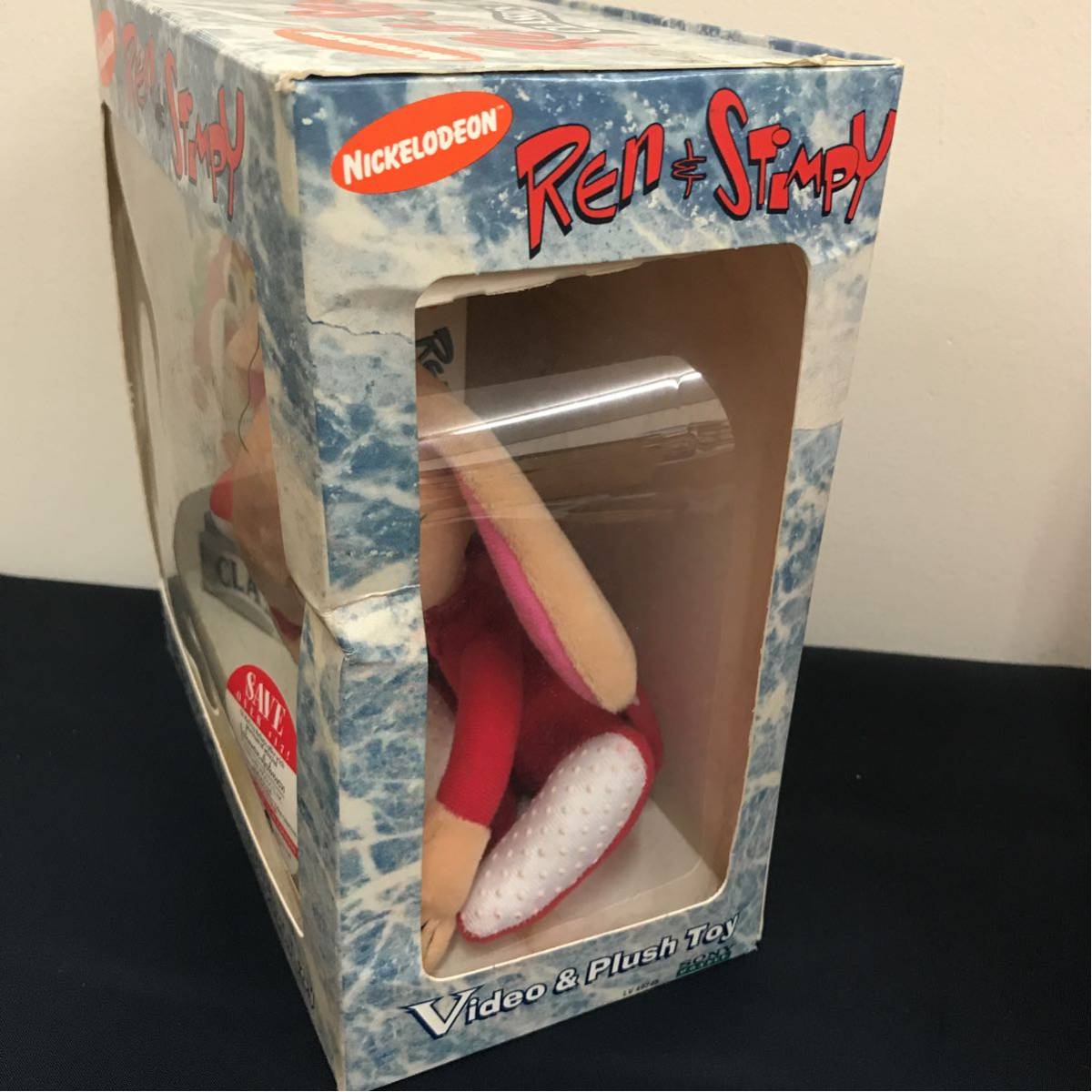 REN&STIMPY ビデオ video plush toy ぬいぐるみ フィギュア ニコロデオン ＮＥＣＫＥＬＤＥＯＮ レン&スティンピー レンスピ mattel マテル_画像3