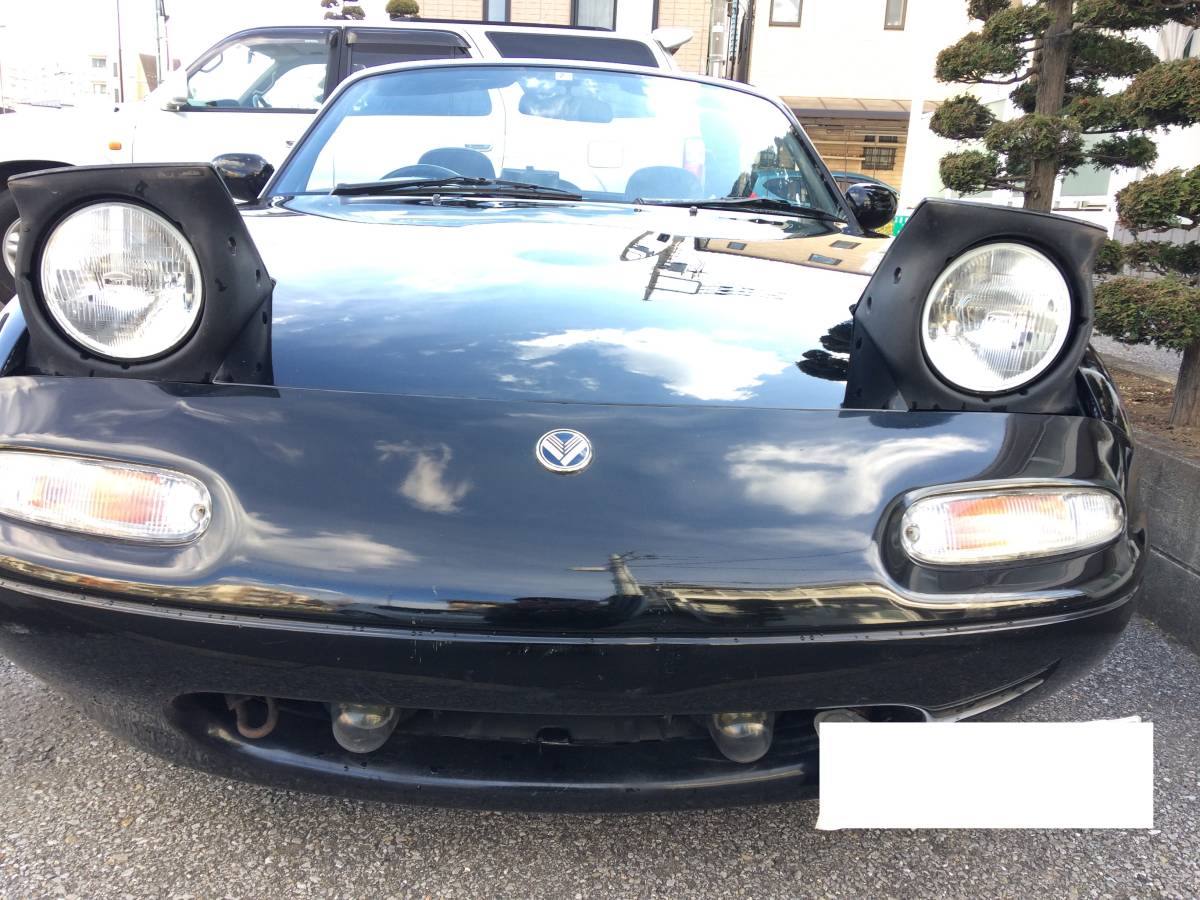 NA-6CE Eunos Roadster vehicle inspection "shaken" 19 year 2 to month garage style non-genuin muffler fuel lid after market brake disk seat anko pulling out etc. 