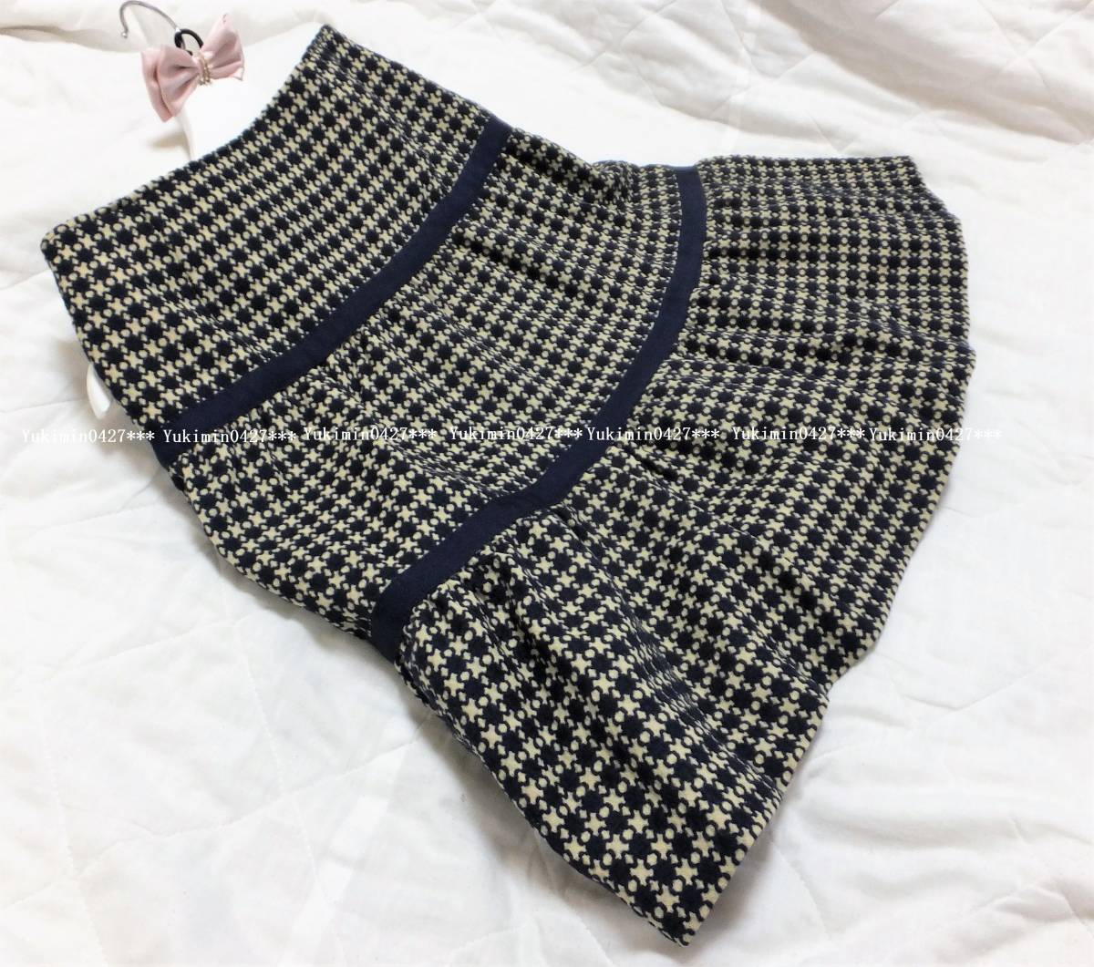  new goods iimkito gold pretty warm wool skirt 38 M