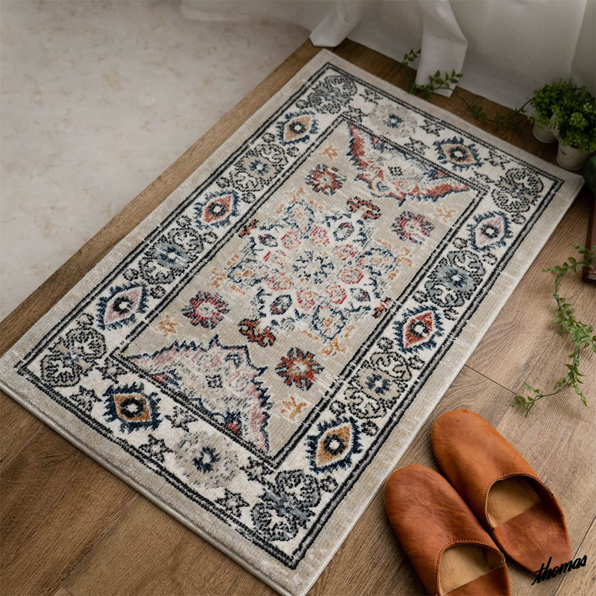 ペルシャ柄をクラシカルな雰囲気に マット 50×80cm ペルシャデザイン