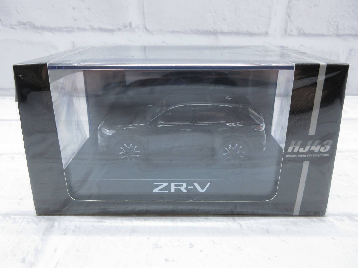 全品送料0円 ミニカー　1/43　ホンダ　ZR-V　e:HEV　クリスタルブラックパール　カラーサンプル　ディーラー正規品　モデルカー 乗用車