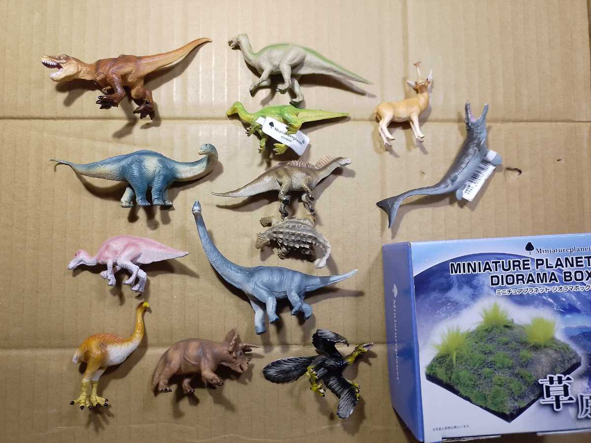 ヤフオク! - EIKOH エイコー ミニチュア プラネット 恐竜 ジオラ...