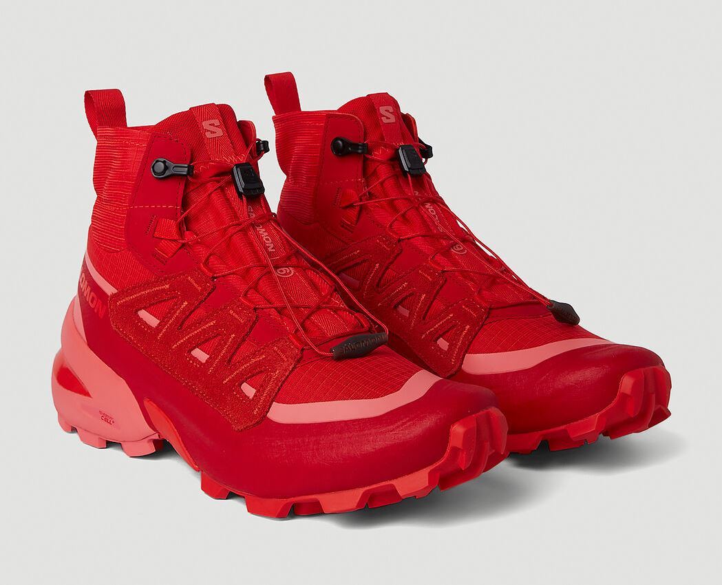 再追加販売 MM6 マルジェラ Salomon CROSS high 27.5cm red - 通販