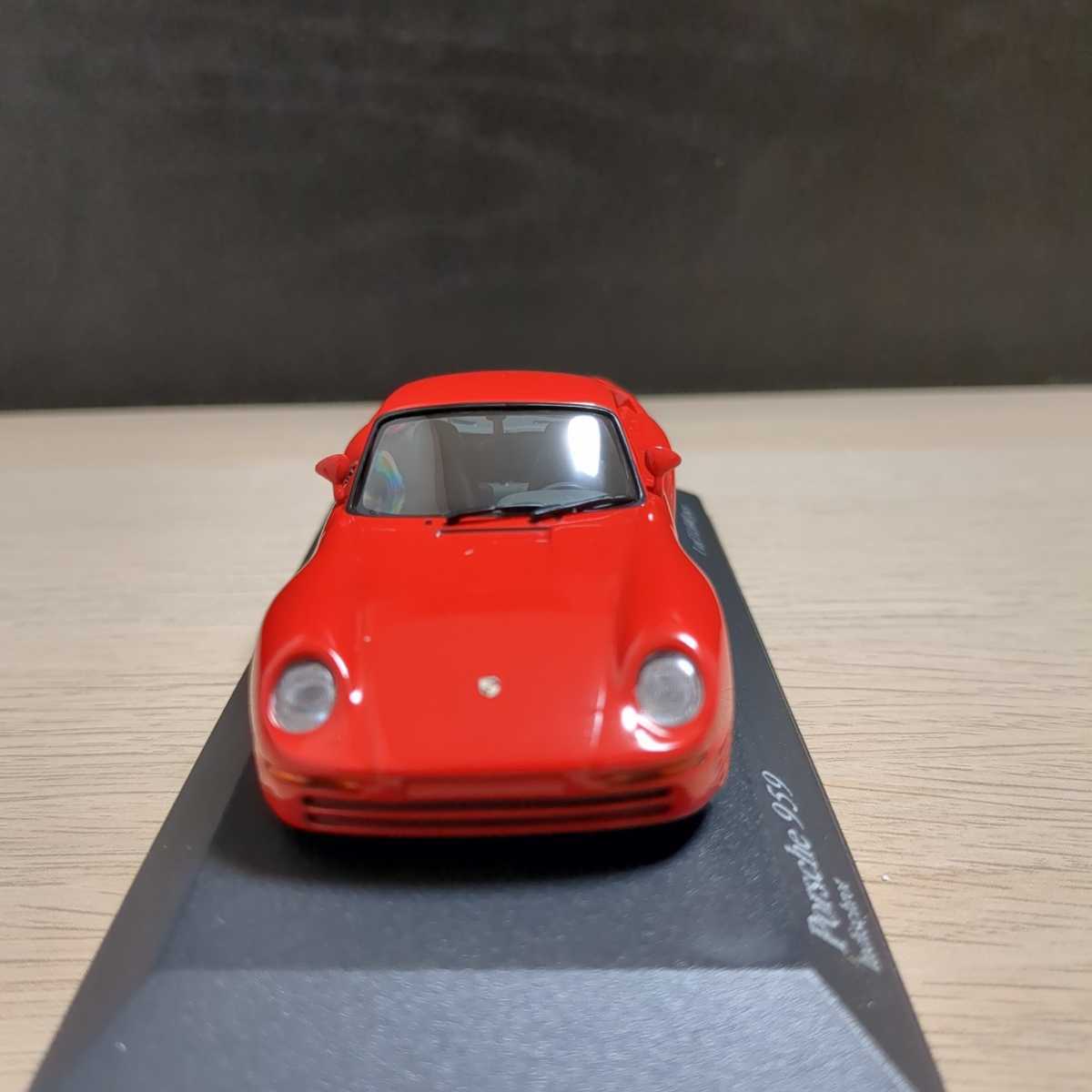 1/43 Porsche 959（ポルシェ）1987 Red（レッド、赤）MINICHAMPS（ミニチャンプス）_画像2