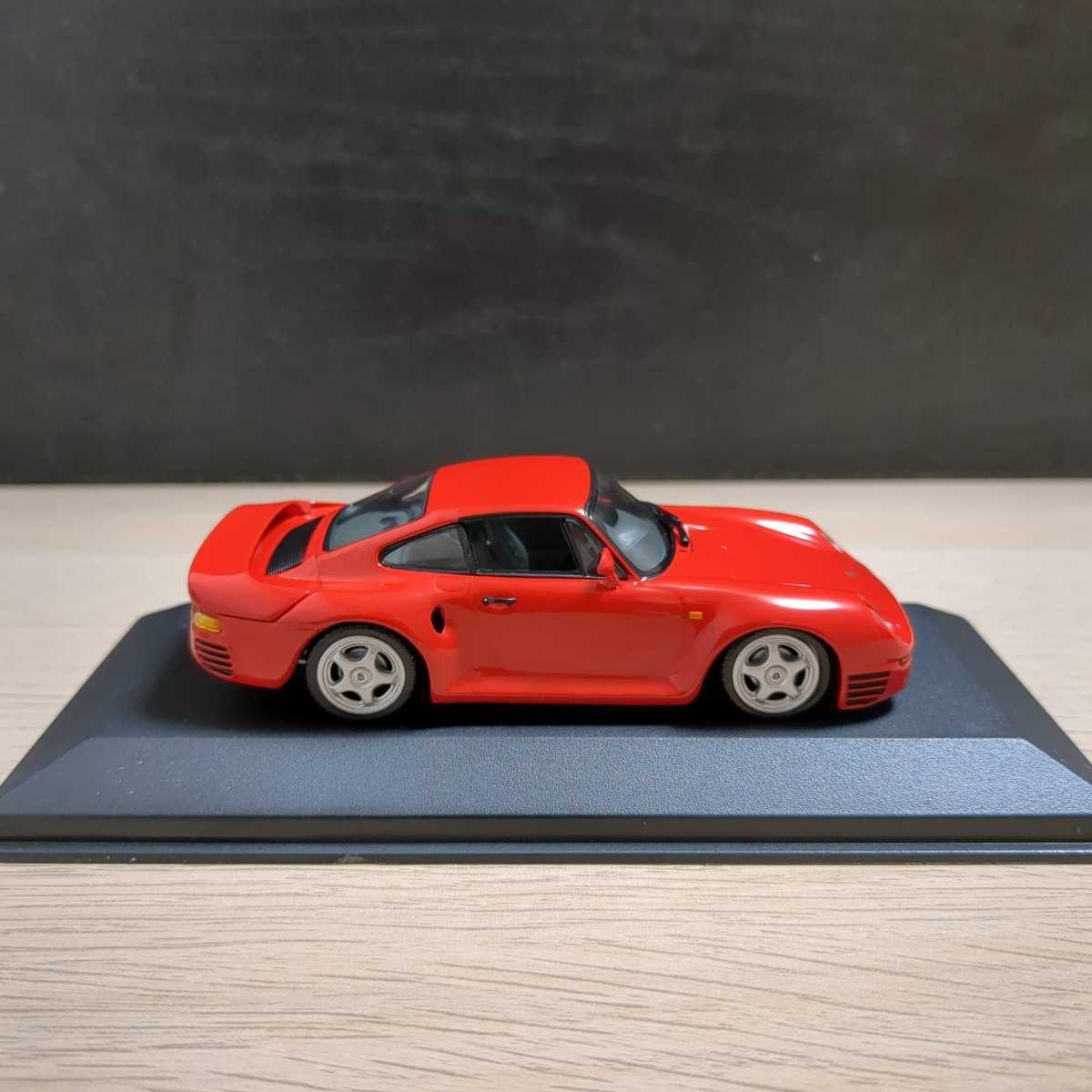 1/43 Porsche 959（ポルシェ）1987 Red（レッド、赤）MINICHAMPS（ミニチャンプス）_画像3