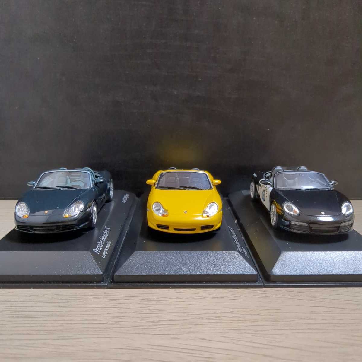 1/43 Porsche Boxster S【3点セット】MINICHAMPS（ミニチャンプス）