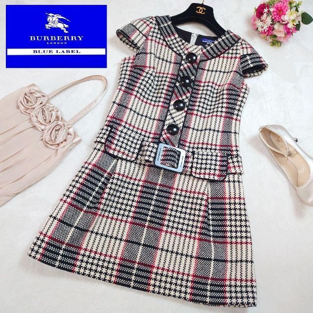 BURBERRY BLUE LABEL バーバリーチェックワンピース-