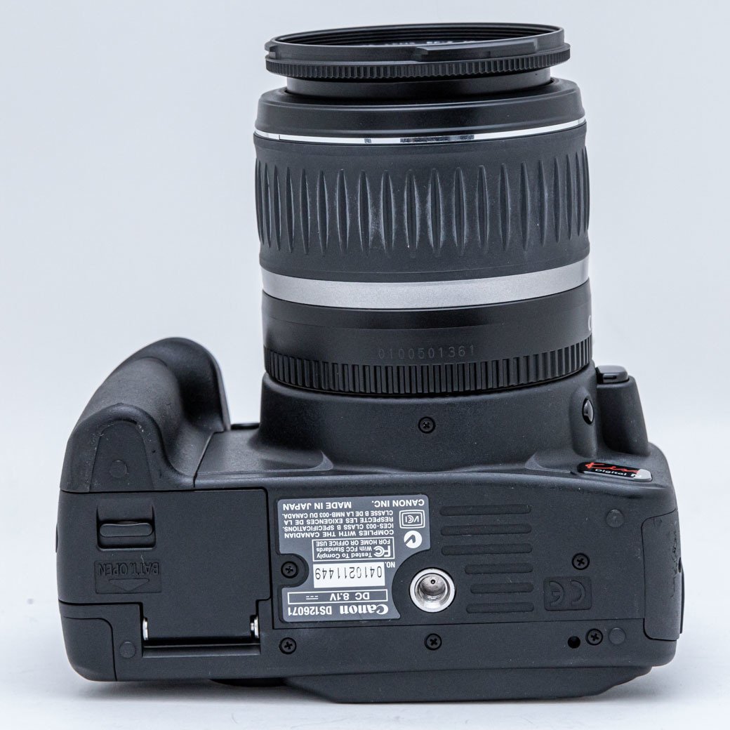 有名ブランド 18-55mm EF-S ブラック, N Digital Kiss EOS Canon F3.5