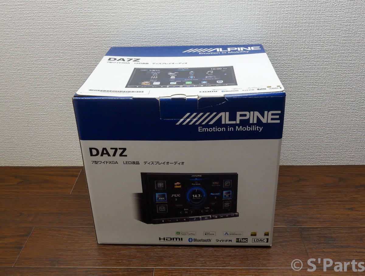 ALPINE ディスプレイオーディオ DA7Z ほぼ新品・BELDEN88760高級RCA出力コードセット [管番764]_画像1