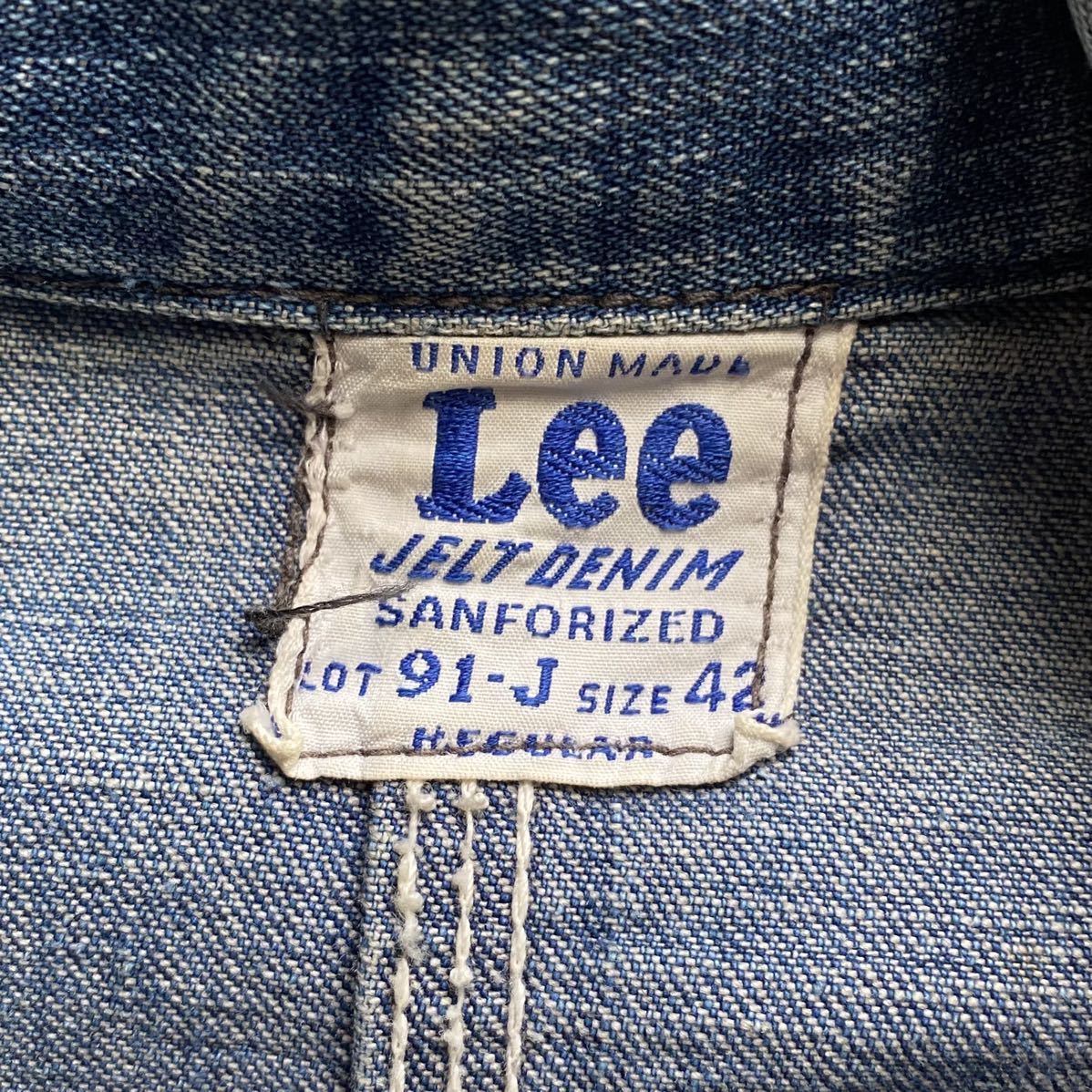 最終値下げ 50s lee リー 91-j ヴィンテージ カバーオール USA製