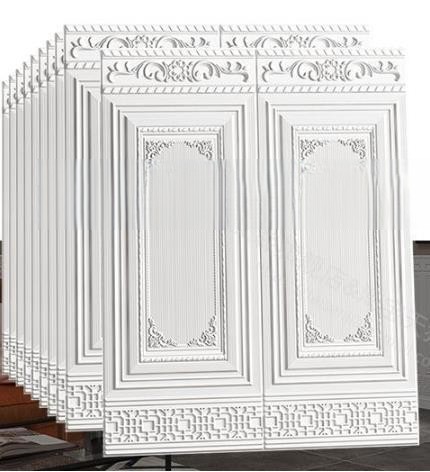 20枚 クッション壁紙 3D2立体壁紙 70㎝x77㎝ 防音シートウォールステッカー 断熱 軽量 防水_画像1