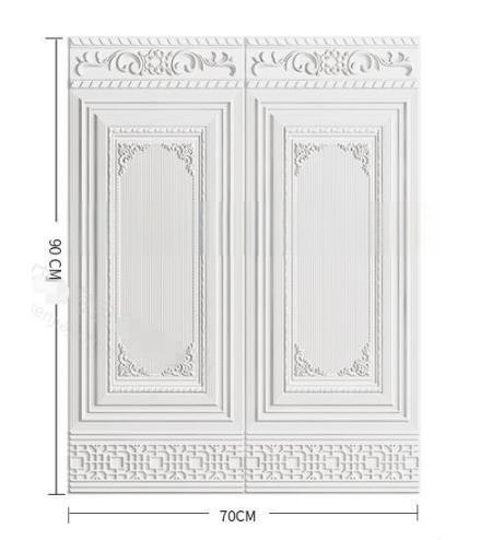 20枚 クッション壁紙 3D2立体壁紙 70㎝x77㎝ 防音シートウォールステッカー 断熱 軽量 防水_画像6