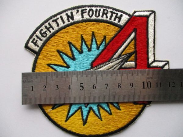 【送料無料】アメリカ空軍FIGHTIN'FOURTHパッチACADEMY CADET WING 4th SQUADRON手振り刺繍ワッペン/patch AIR FORCE米空軍USAF米軍70s M66_画像8