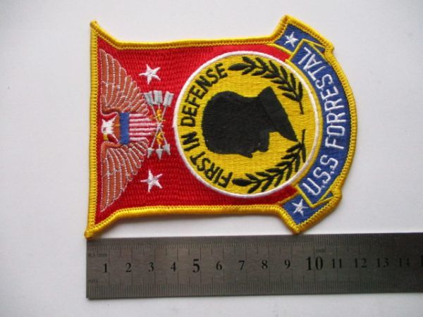 【送料無料】アメリカ海軍USS FORRESTAL空母フォレスタル　パッチ刺繍ワッペン/CV CVA-59patchネイビーNAVY米海軍USN米軍USミリタリー M66_画像8