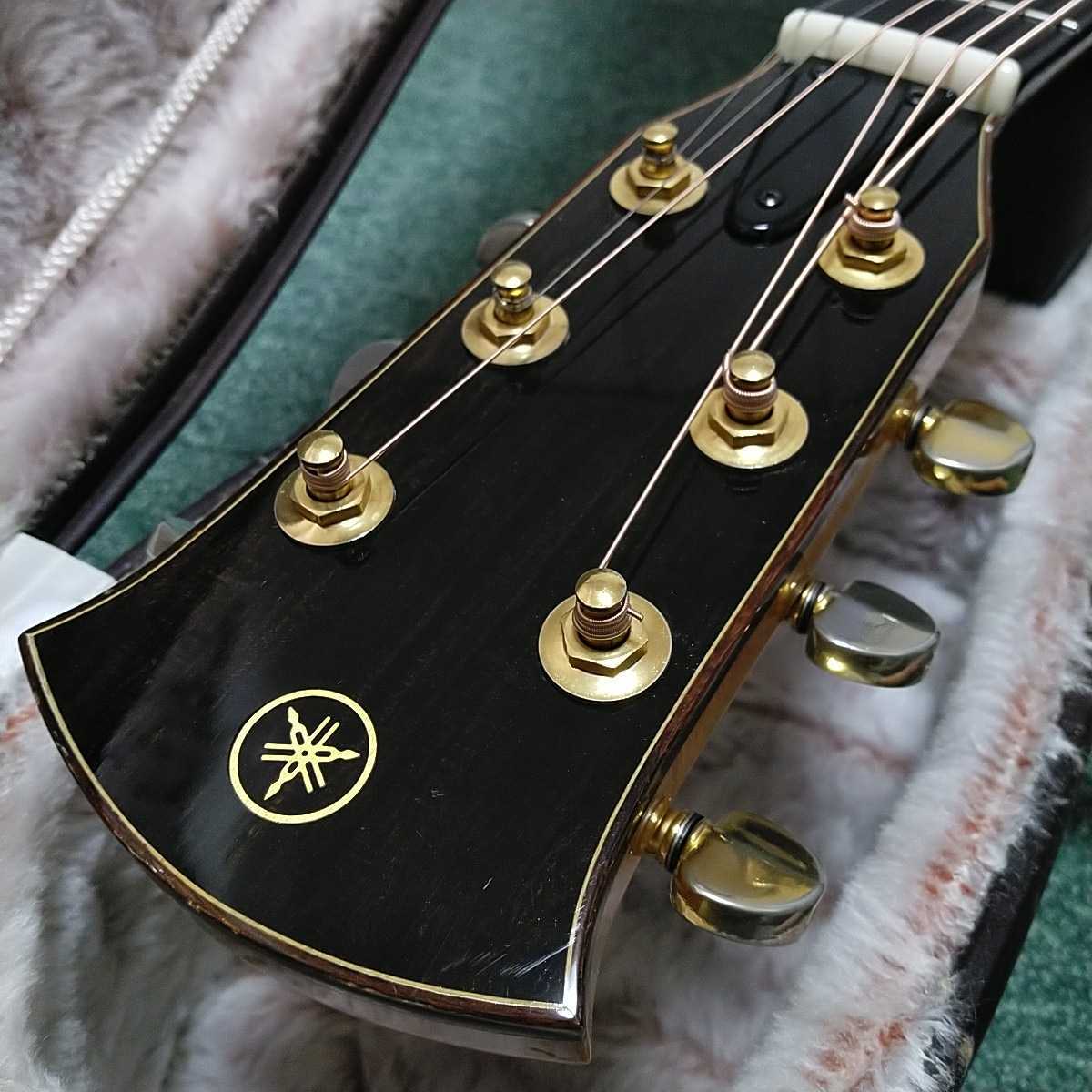 YAMAHA custom order 最高級エゾ松単板&フレイムメイプル単板 79年製