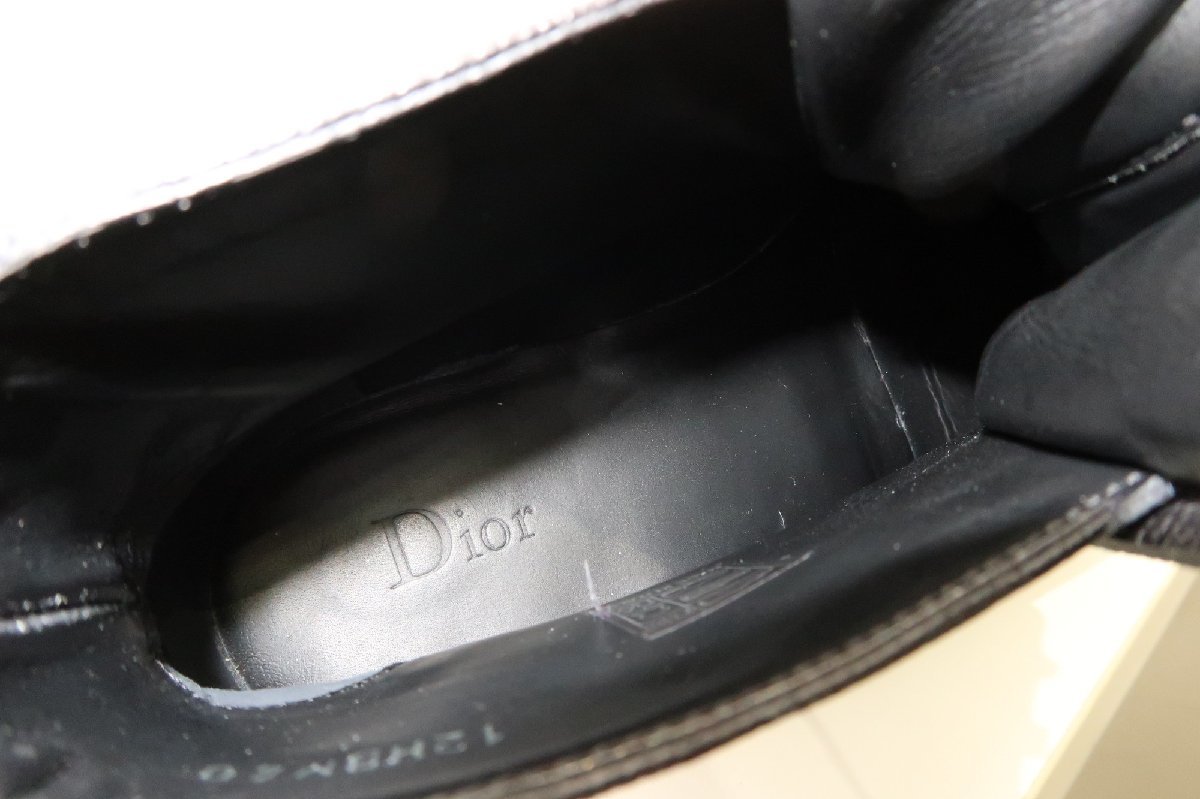 日本製日本製Dior HOMME ディオール・オム 革ブーツ 40.5=25.5~26cm
