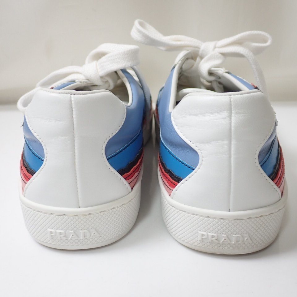 レオパードフラワーブラック スニーカー☆ プラダ → Prada