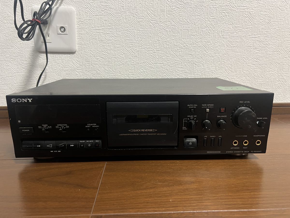 激安商品 SONY TC-RX1000T カセットデッキ中古 ⑦ 一般 - www