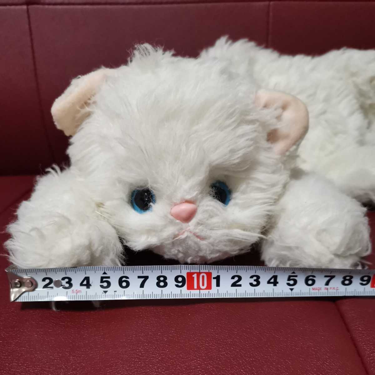 昭和 レトロ ペルシャ猫 ペルシャネコ ぬいぐるみ 約60cm 白猫 昭和 レトロ ペルシャ猫 ペルシャネコ ぬいぐるみ 約60cm 白猫