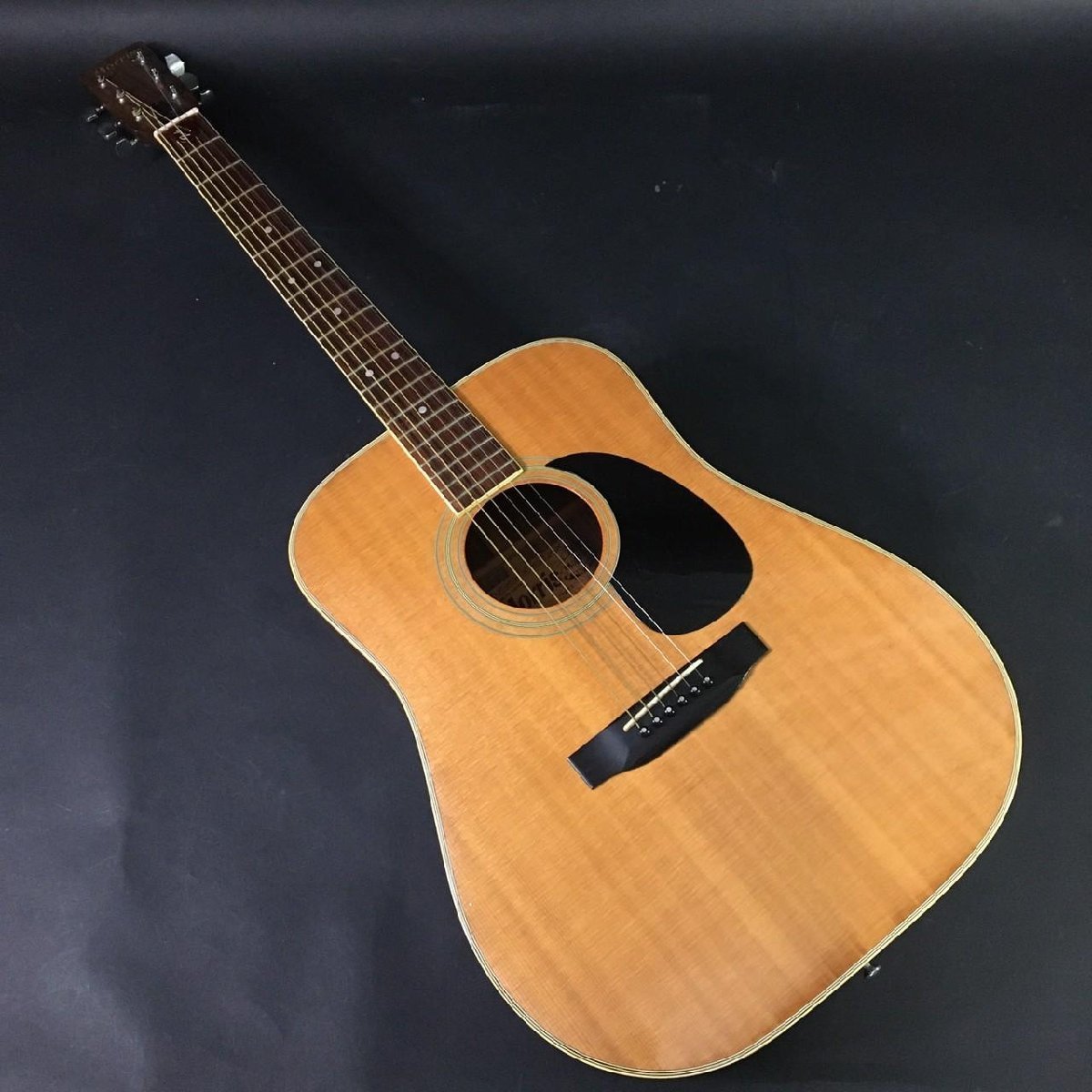 FG0128-5-3-2 Morris モーリス アコースティックギター W-25 弦楽器 音楽 ピック付き 全長103cm 180サイズ