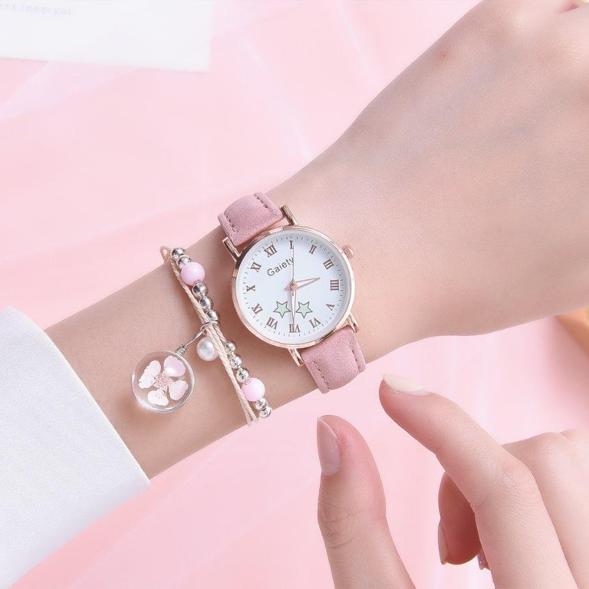 マーケット ピンクが可愛い、腕時計 | conseilmaronite.org