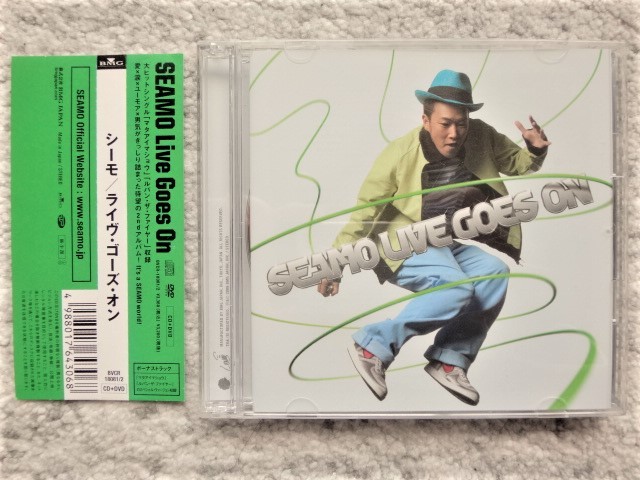 E【 SEAMO / LIVE GOES ON 2枚組 (CD+DVD) 】帯付き　CDは４枚まで送料１９８円_画像1