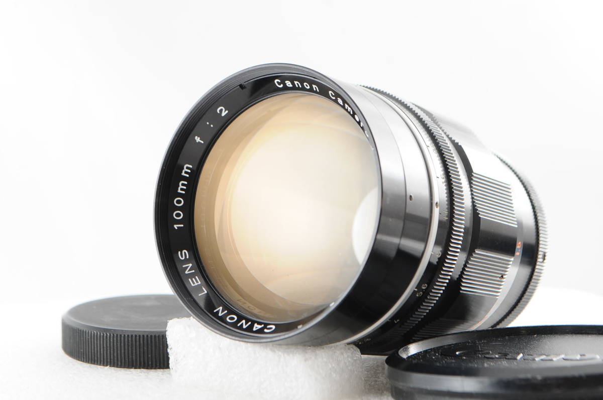 売れ筋アイテムラン 100mm キヤノン CANON ☆超美品☆ F2 細かく動作