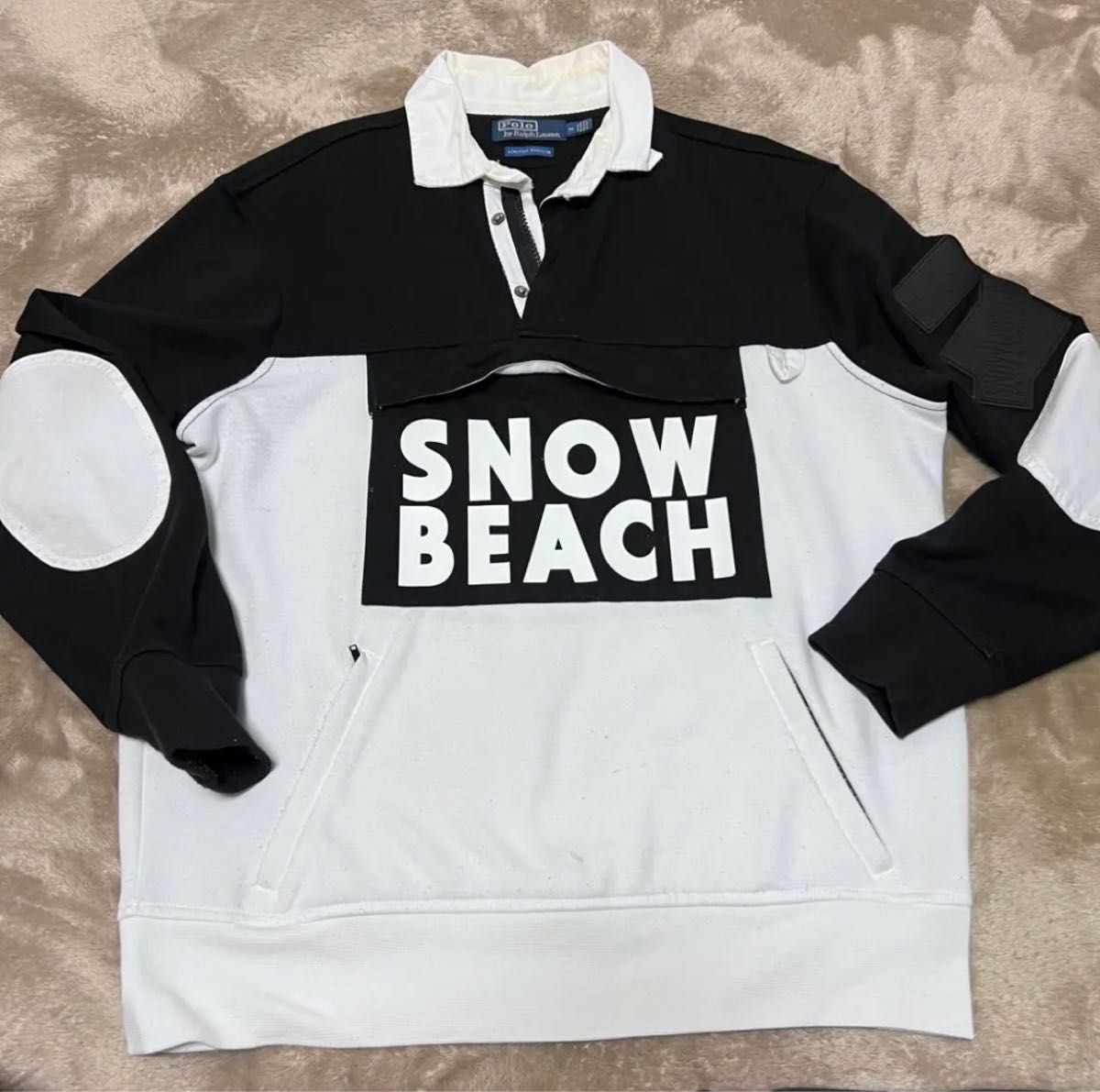 新品 ポロラルフローレン スノービーチ ラガーシャツ M-