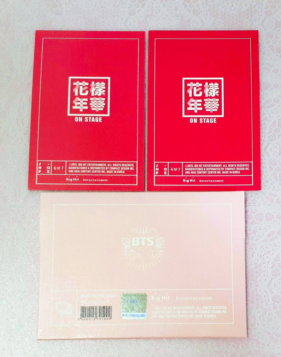 BTS 花様年華 ON STAGE 公式 J-HOPE ミニフォト カード セット ホソク