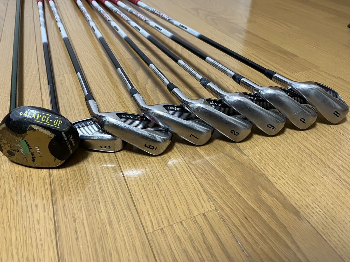 NIKE ナイキ ゴルフクラブ アイアン 5〜9・P・AW 7本セット VRS COVERT