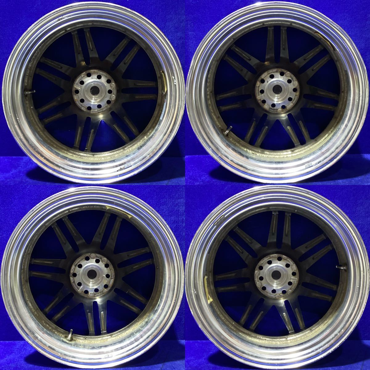 希少!＊WEDS BVILLENS＊18インチホイール＊18x8J/オフセット+36/PCD100(114.3)-5H＊4本セット_画像2