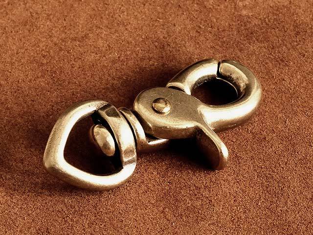  brass lever na ska n key holder ( deformation design ) key ring double ring brass gold color key chain two -ply ring two -ply can kalabina