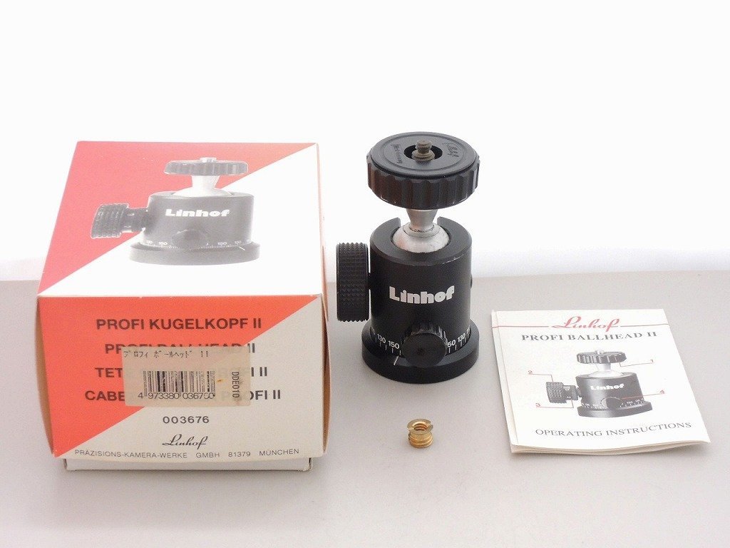 おすすめ】 BALLHEAD PROFI リンホフ Linhof ボールヘッド 自由雲台 II